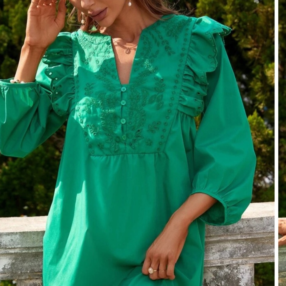 Love shack fancy inspired! Size small ruffle dress